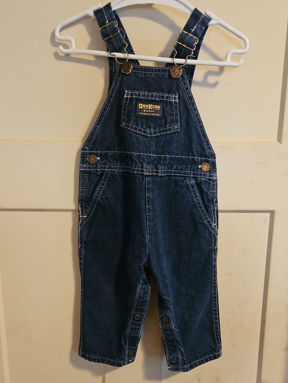 OshKosh B'gosh Dark Blue Denim Overalls